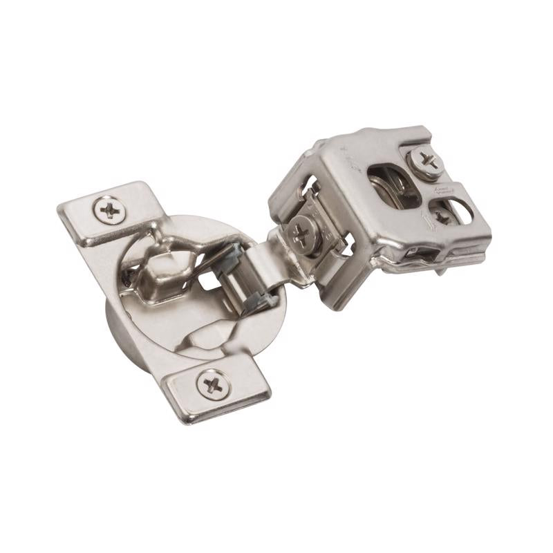 Amerock 1.25 in. W X 2.87 in. L Nickel Silver Steel Self-Closing Concealed Hinge 2 pk