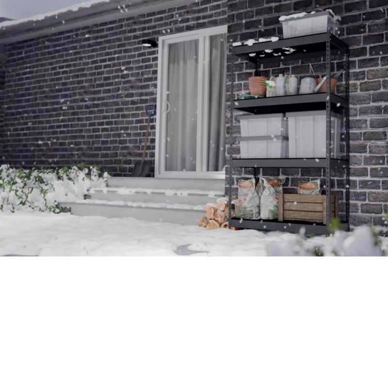 Ar Shelving All Road / Outdoor shelving 71 in. H X 29.5 in. W X 20 in. D Steel Shelving Unit