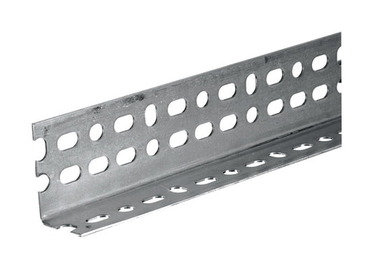 SteelWorks 0.075 in. X 2-1/4 in. W X 72 in. L Zinc Plated Steel Slotted Angle
