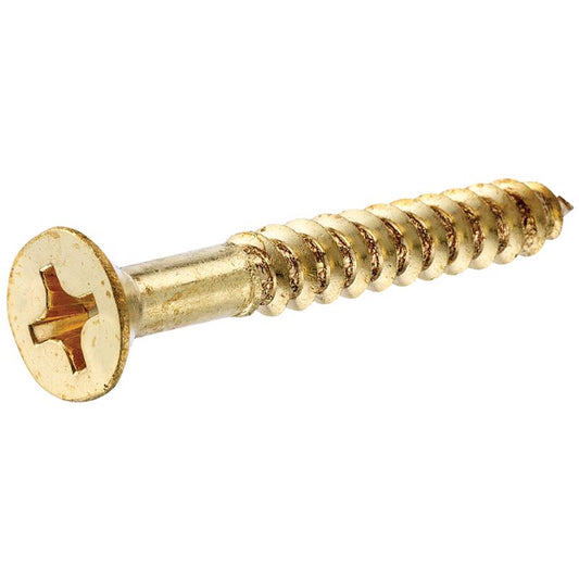 HILLMAN No. 8 X 2 in. L Phillips Coarse Wood Screws 1 pk