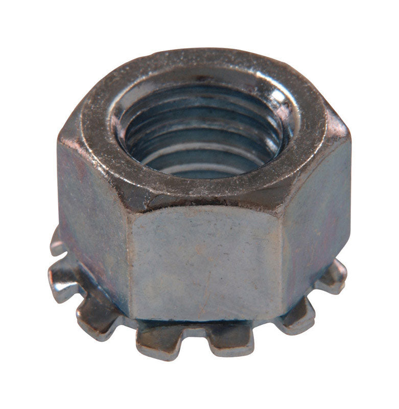 HILLMAN 5/16-18 in. Zinc-Plated Steel SAE Keps Lock Nut 1 pk