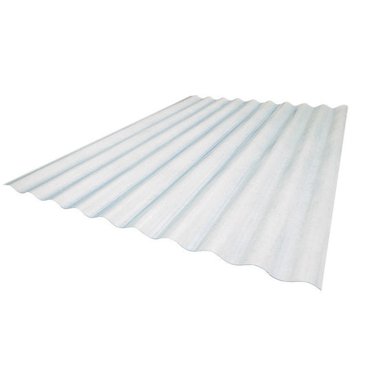 Sequentia Crane Composites 144 in. H X 26 in. W Super 600 Clear Fiberglass Panel