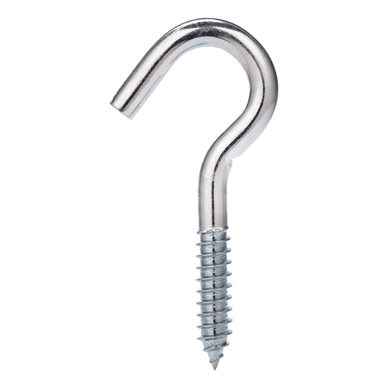 Hampton Small Zinc-Plated Silver Steel 4.25 in. L Clothesline Hook 300 lb 1 pk