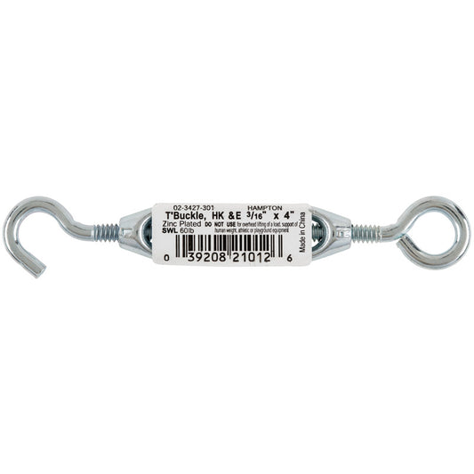 Hampton Zinc-Plated Aluminum/Steel Turnbuckle 70 lb