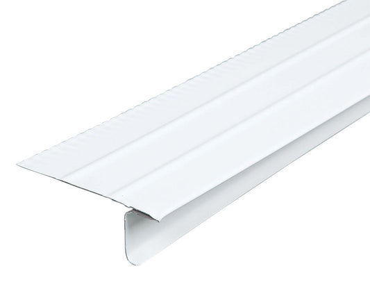 Amerimax 2.43 in. W X 10 ft. L Aluminum Overhanging Roof Drip Edge White