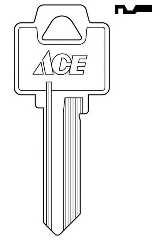 Ace House Key Blank Single For Weiser Locks