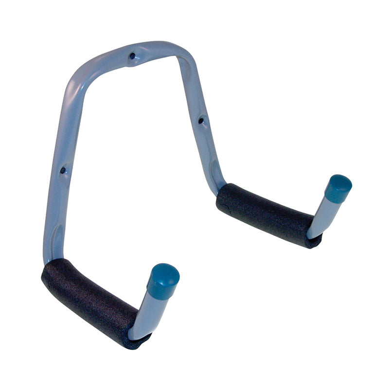 Crawford 9.75 in. L Powder Coated Gray Steel Double Arm Ladder Hook 75 lb. cap. 1 pk