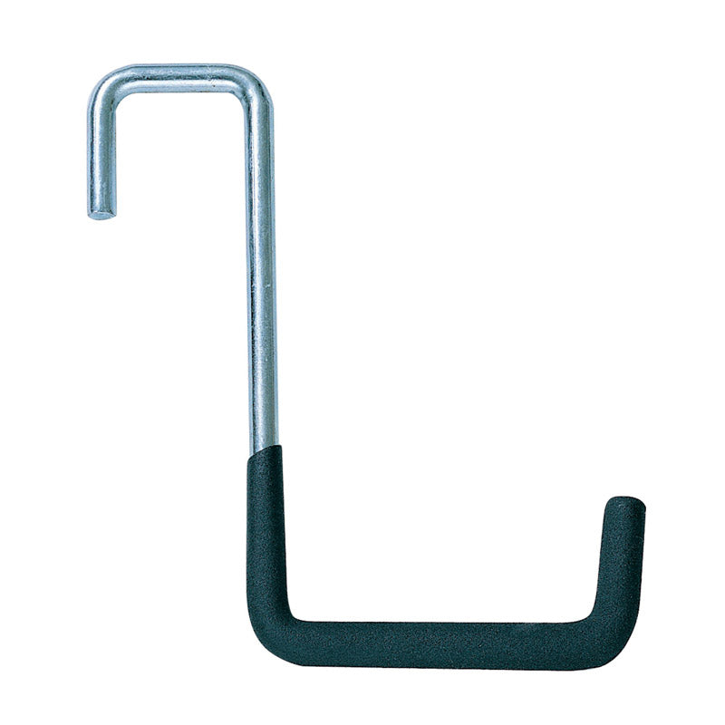 Crawford 7.75 in. L Vinyl Coated Black Steel Large Heavy Duty Super Rafter Hook 50 lb. cap. 1 pk