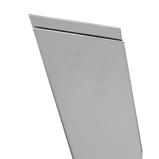 K&S 12 in. L X 6 in. W Mirror Stainless Steel Sheet