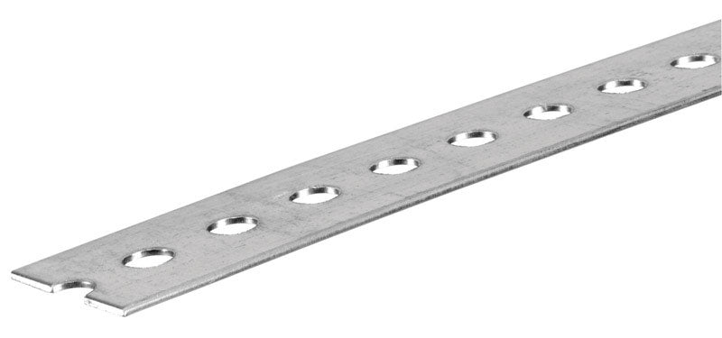 SteelWorks 0.07 in. X 1.38 in. W X 60 in. L Steel Slotted Flat Bar
