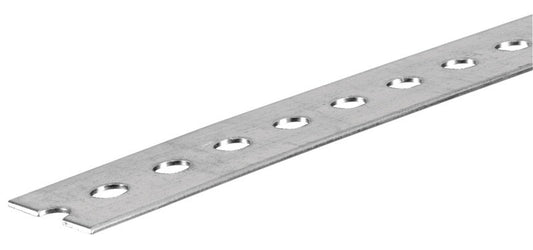 SteelWorks 0.07 in. X 1.38 in. W X 60 in. L Steel Slotted Flat Bar