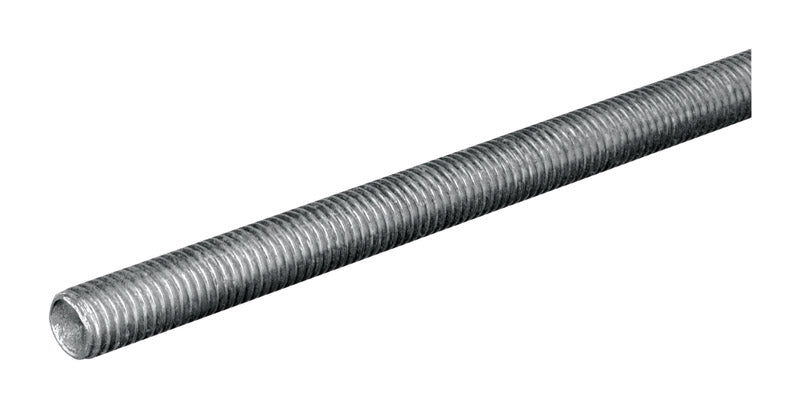 SteelWorks 3/8 in. D X 36 in. L Low Carbon Steel Threaded Rod