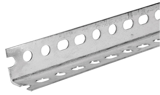SteelWorks 0.048 in. X 1-1/4 in. W X 60 in. L Zinc Plated Steel Slotted Angle