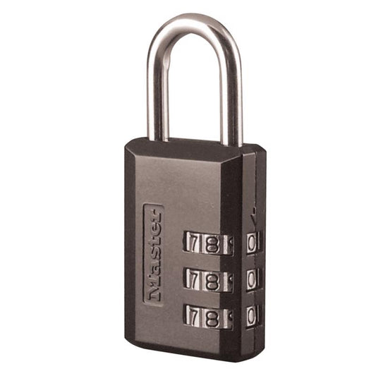 Master Lock 1-3/16 in. W Steel 3-Dial Combination Luggage Lock
