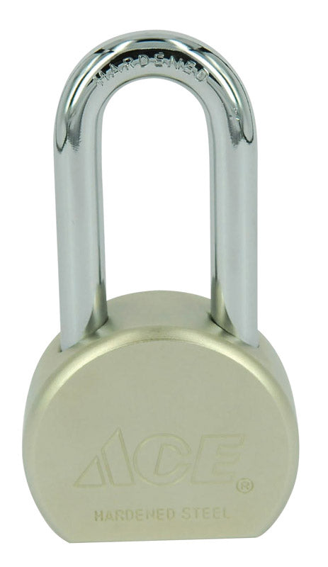 Ace 2-3/16 in. H X 2-1/2 in. W X 1-1/8 in. L Steel Double Locking Padlock