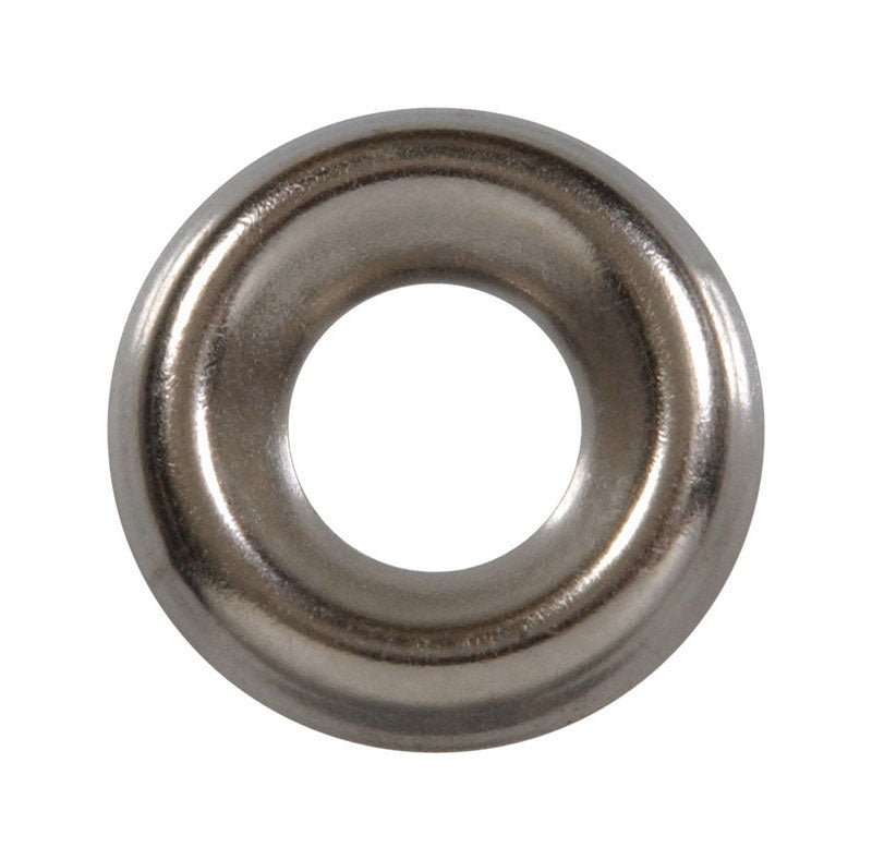HILLMAN Nickel-Plated Steel .164 in. Countersunk Finish Washer 100 pk