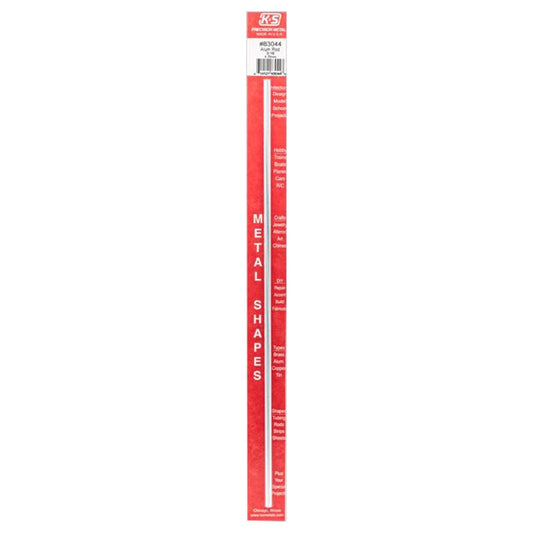 K&S 12 in. L X 3/16 in. D Aluminum Rod 1 pk