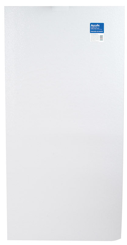 Plaskolite Optix Cracked Ice 47.75 in. L X 23.75 in. W Square Edge Lighting Panel 1 pk