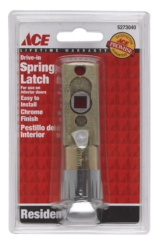 Ace Chrome Steel Spring Latch 1 pk