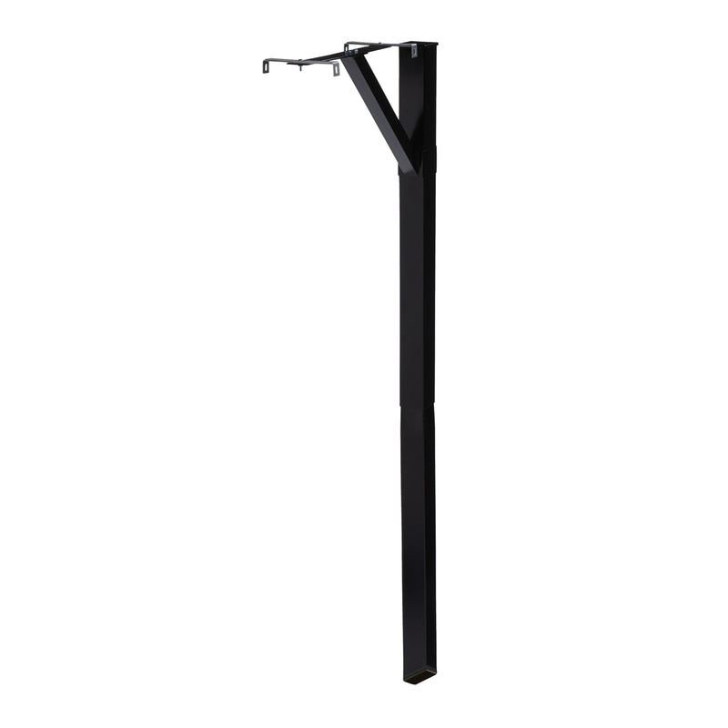 Architectural Mailboxes 59.9 in. Powder Coated Black Steel Mailbox Post
