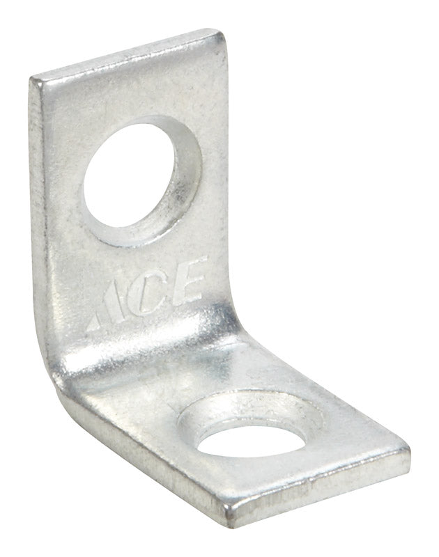 Ace 3/4 in. H X .75 in. W X 3/4 in. D Zinc Inside L Corner Brace