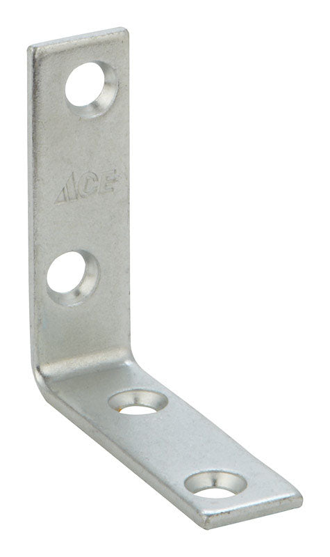Ace 2 in. H X 1.5 in. W X 2 in. D Zinc Inside L Corner Brace