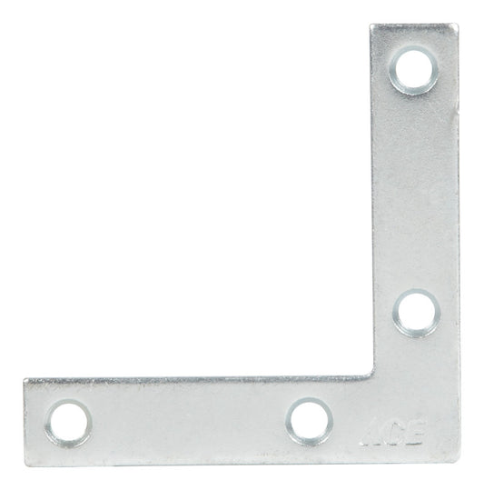 Ace 2-1/2 in. H X 2 in. W X 2-1/2 in. D Zinc Flat Corner Brace