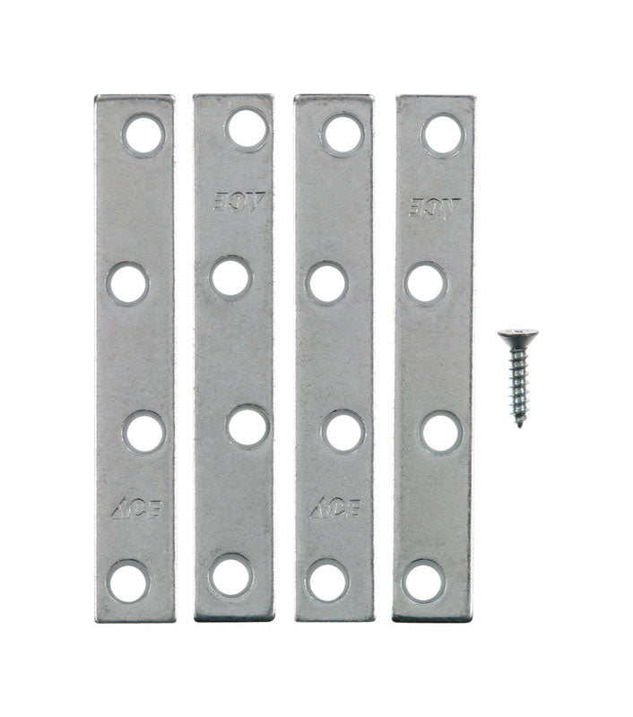 Ace 4 in. H X 0.625 in. W X .72 in. L Zinc Mending Brace