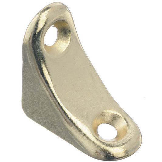 Ace 1 in. H X 1 in. W X 3/4 in. D Bright Brass Inside Chair Brace