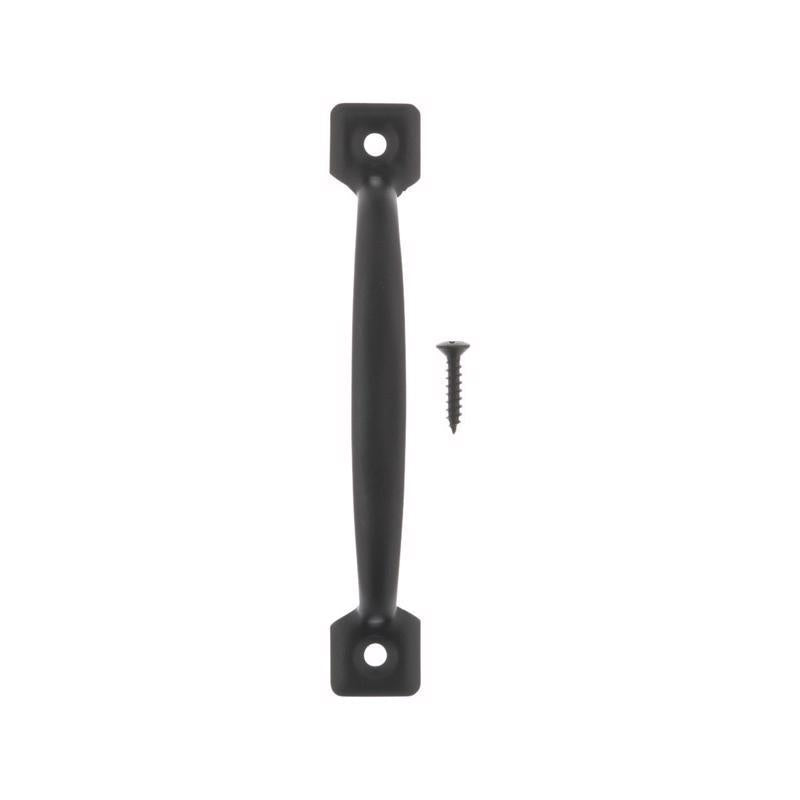 Ace 4.8 in. L Black Steel Screen Door Pull