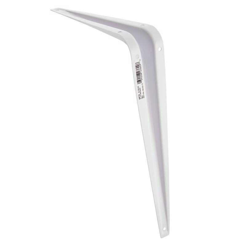 Hampton White Steel Shelf Support 18 Ga. 8 in. L 100 lb