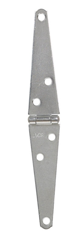 Ace 4 in. L Zinc-Plated Light Duty Strap Hinge 1 pk