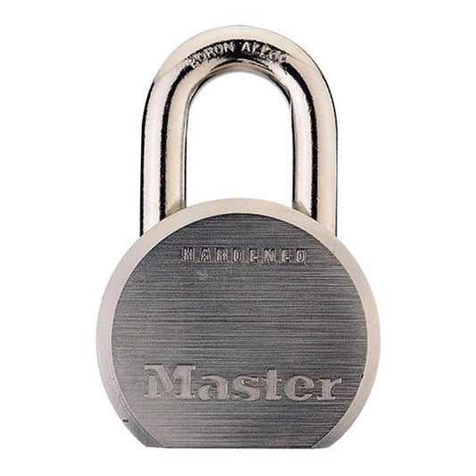 Master Lock 2-3/16 in. H X 2-1/2 in. W Steel Dual Ball Bearing Locking Weather-Resistant Padlock
