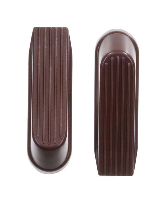 Ace 4 in. W Rubber Brown Wedge Door Stop Mounts to floor 0 in.