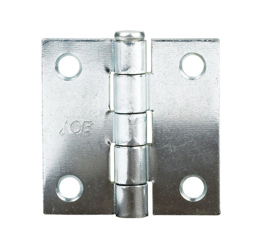 Ace 1.188 in. W X 2 in. L Zinc Plated Zinc Broad Hinge 1 pk