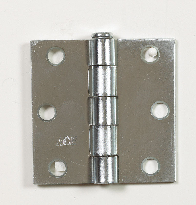 Ace 2-1/2 in. L Zinc-Plated Broad Hinge 1 pk