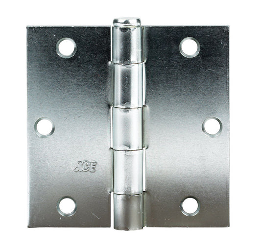 Ace 3-1/2 in. L Zinc-Plated Broad Hinge 1 pk