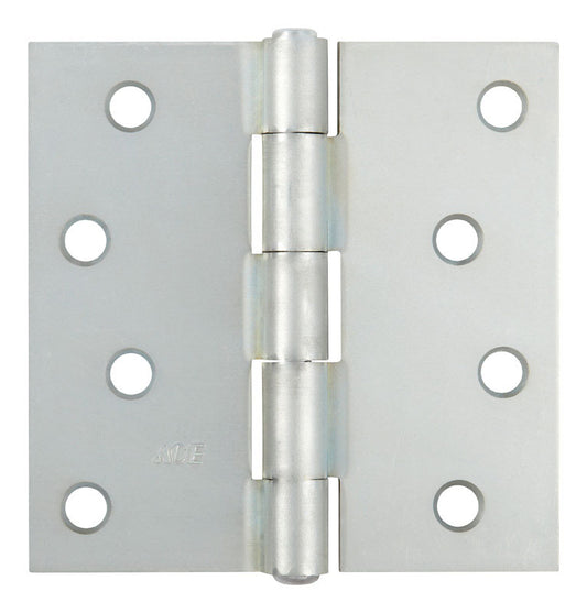 Ace 4 in. L Zinc-Plated Broad Hinge 1 pk