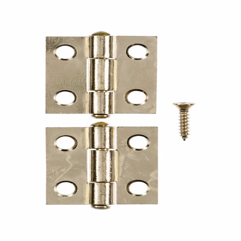 Ace 2.75 in. W X 1 in. L Bright Brass Brass Narrow Hinge 2 pk