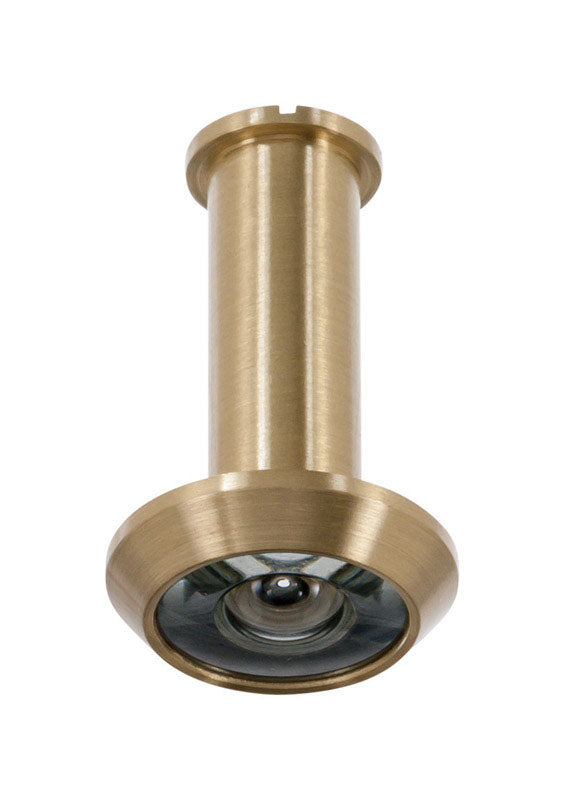 Ace 0.54 in. D 200 deg Bright Brass Door Viewer