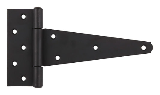 Ace 8 in. L Black Heavy Duty T Hinge 1 pk