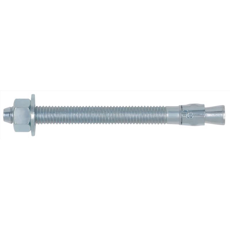 HILLMAN 5/8 in. D X 3-1/2 in. L Steel Round Head Wedge Anchor 10 pc