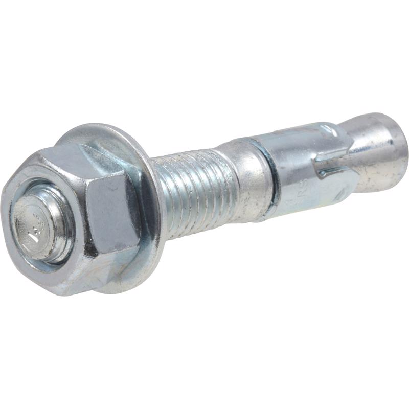 HILLMAN 3/4 in. D X 4-1/4 in. L Steel Round Head Wedge Anchor 10 pc