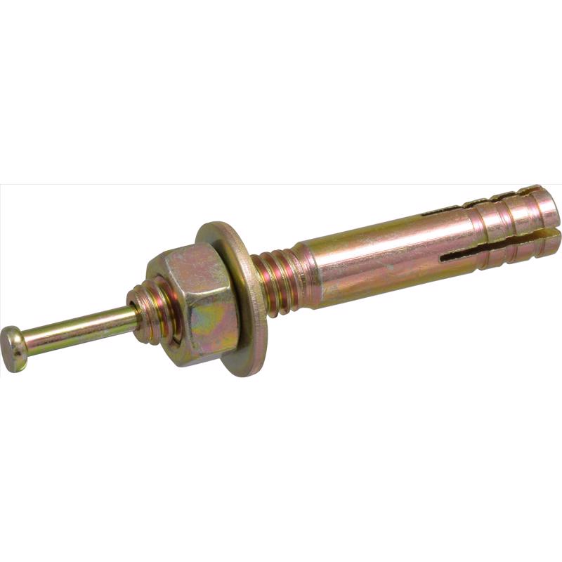 HILLMAN 5/16 in. D X 2 in. L Steel Round Head Strike Anchor 50 pc