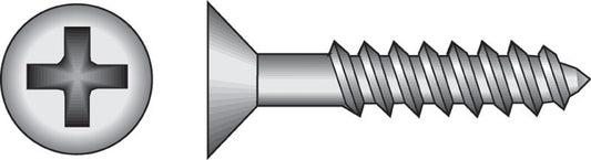 HILLMAN No. 6 X 1-1/2 in. L Phillips Black Phosphate Twin Thread Cabinet Screws 1 pk