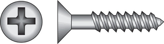 HILLMAN No. 10 X 1-1/2 in. L Phillips Black Phosphate Twin Thread Cabinet Screws 1 pk