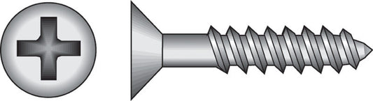 HILLMAN No. 10 X 3 in. L Phillips Black Phosphate Twin Thread Cabinet Screws 1 pk