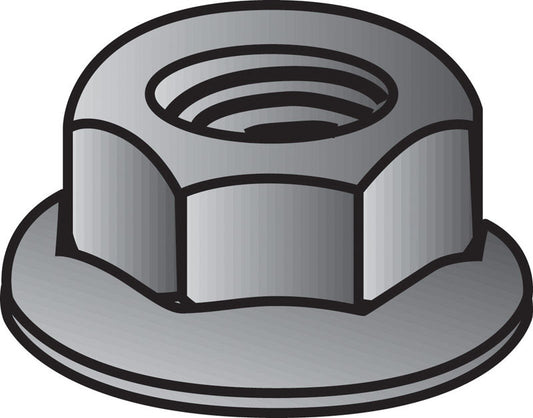 HILLMAN 1/4 in. Zinc-Plated Steel USS Whiz Lock Nut 1 pk