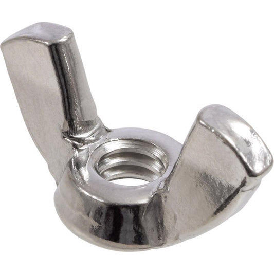 HILLMAN 1/2-13 in. Cold Forged Stainless Steel SAE Wing Nut 1 pk