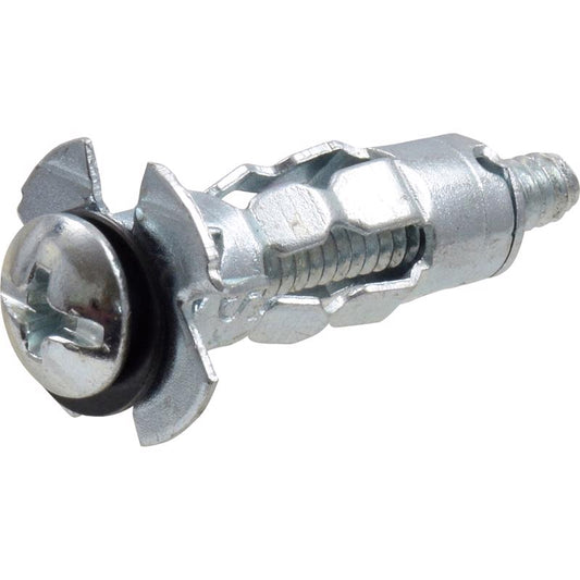 HILLMAN 1/8 in. D X 1 in. L Steel Pan Head Hollow Wall Anchors 2 pk